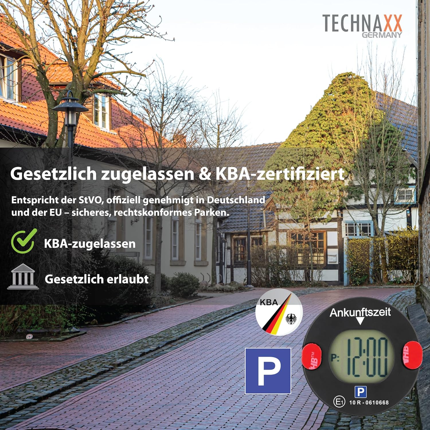 Thumbnail 2 de Technaxx TX-353 elektronische Parkscheibe mit Bewegungssensor und automatischer Zeitumstellung