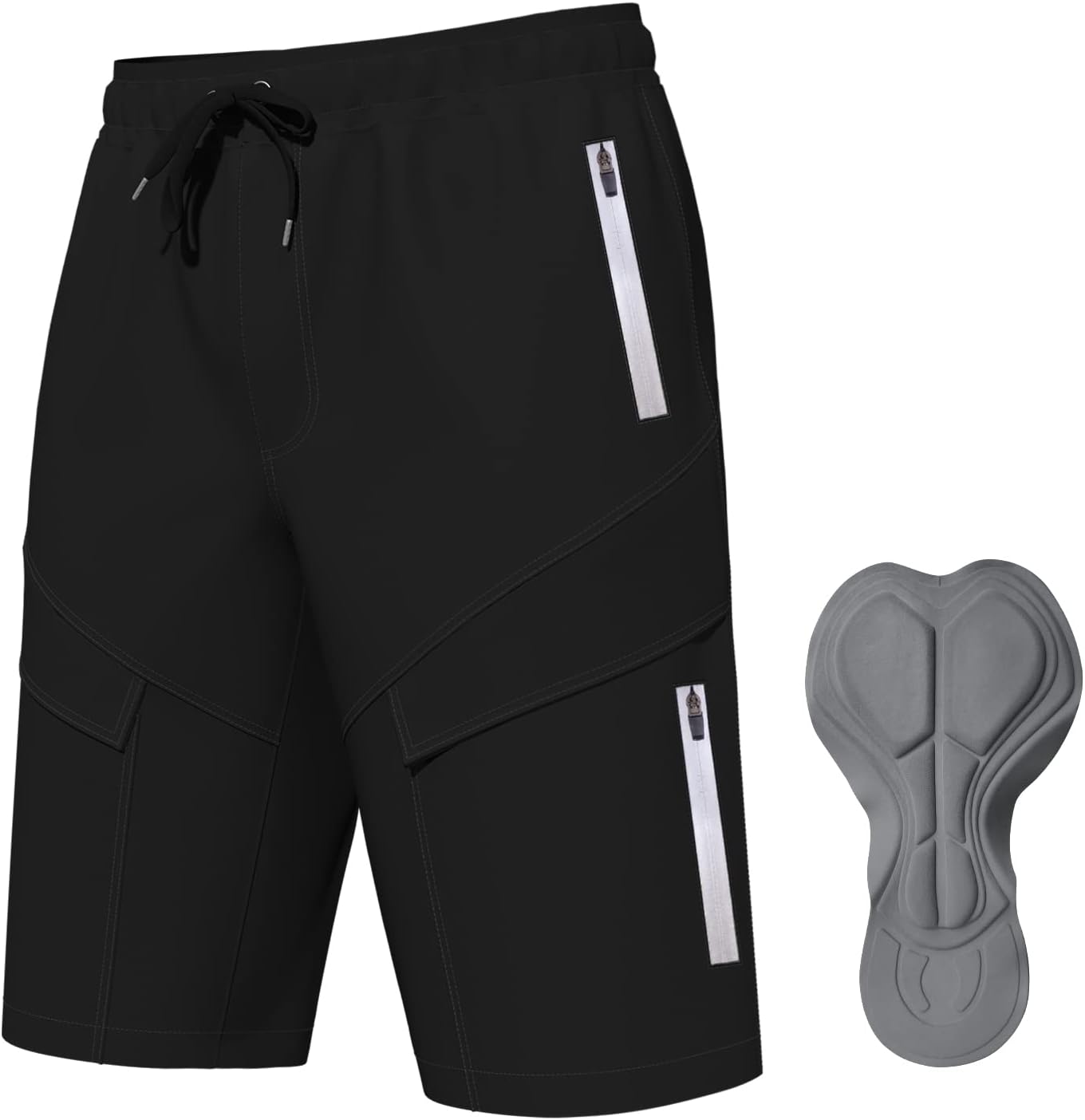 Thumbnail 5 de Lo.gas Radhose Herren Gepolstert Kurz 6 mit Taschen – Atmungsaktiv, bequem und sicher unterwegs