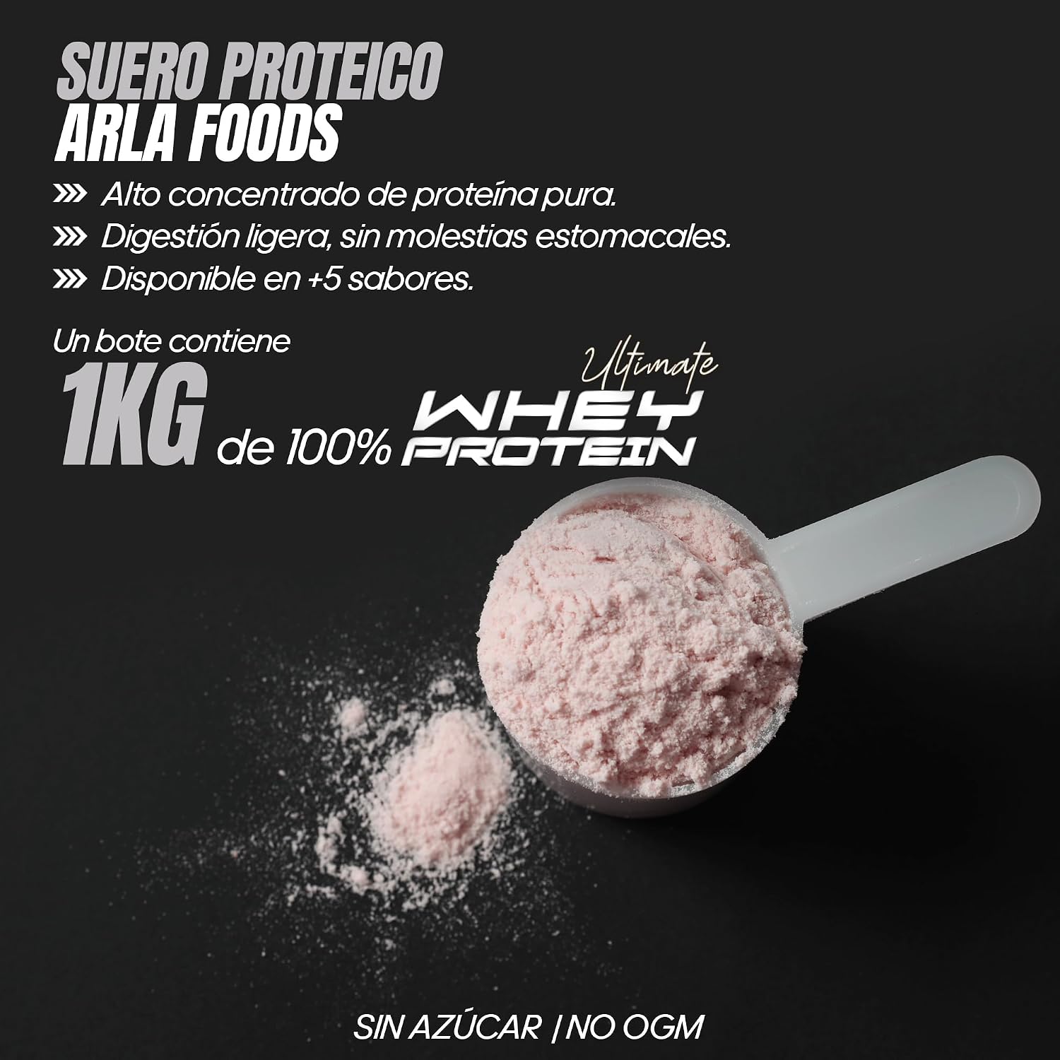 Thumbnail 3 de Whey Protein 1 kg Chocolate — Proteína con colágeno y magnesio 🍶