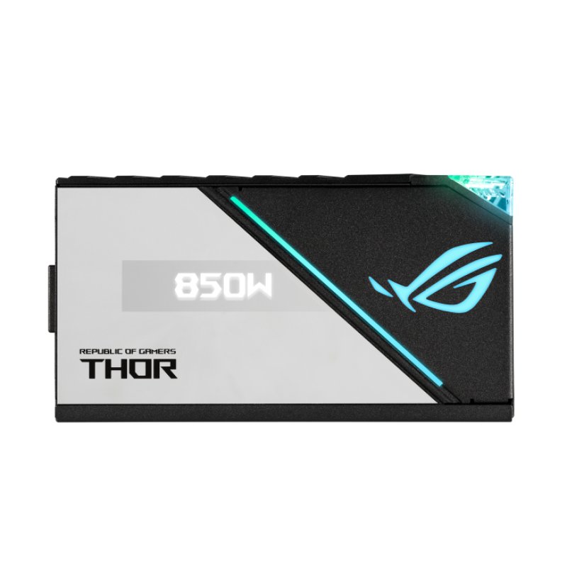 Detalle 2 de ASUS ROG Thor 850P2: fuente modular de 850 W con certificación 80 Plus Platinum y OLED