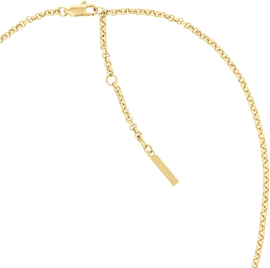 Thumbnail 2 de Calvin Klein Collana a catena da donna Collection TWISTED RING con charm in acciaio inox