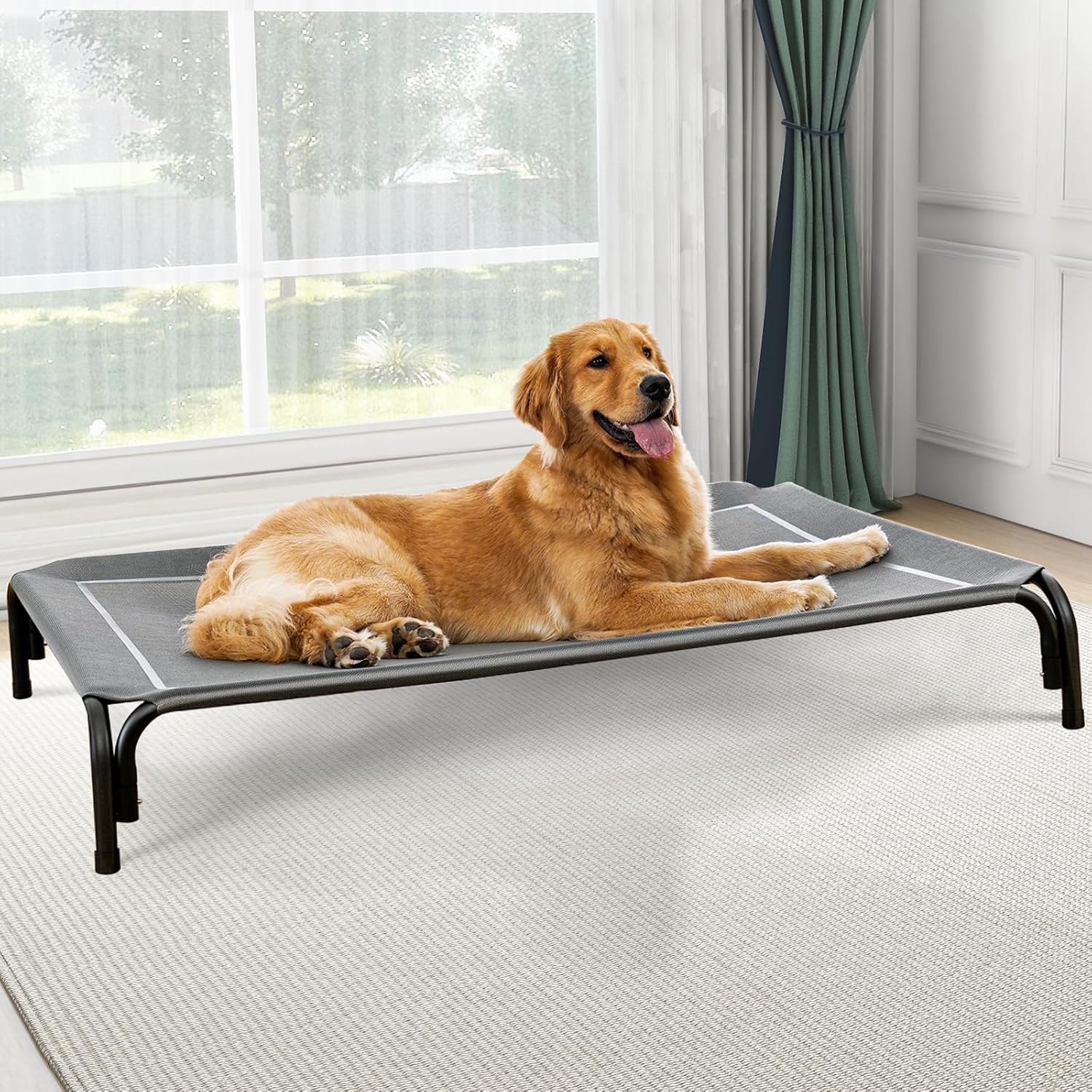 Thumbnail 6 de Czpalo Elevated Dog Bed for Large Dogs