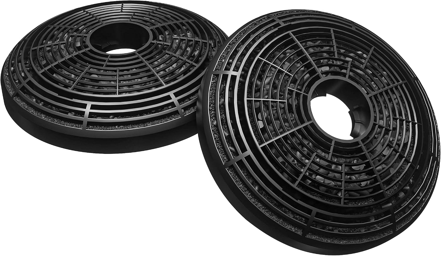 CIARRA CBCF002 – Lot de 2 filtres à charbon actif pour hotte aspirante