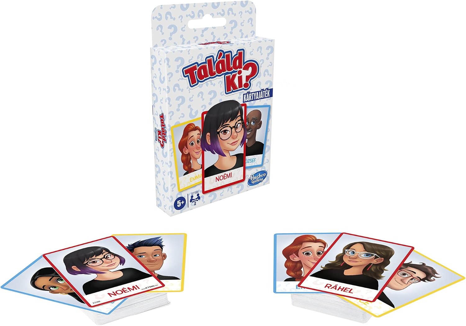 Detalle de Hasbro Gaming Guess Who? card game for 2 players