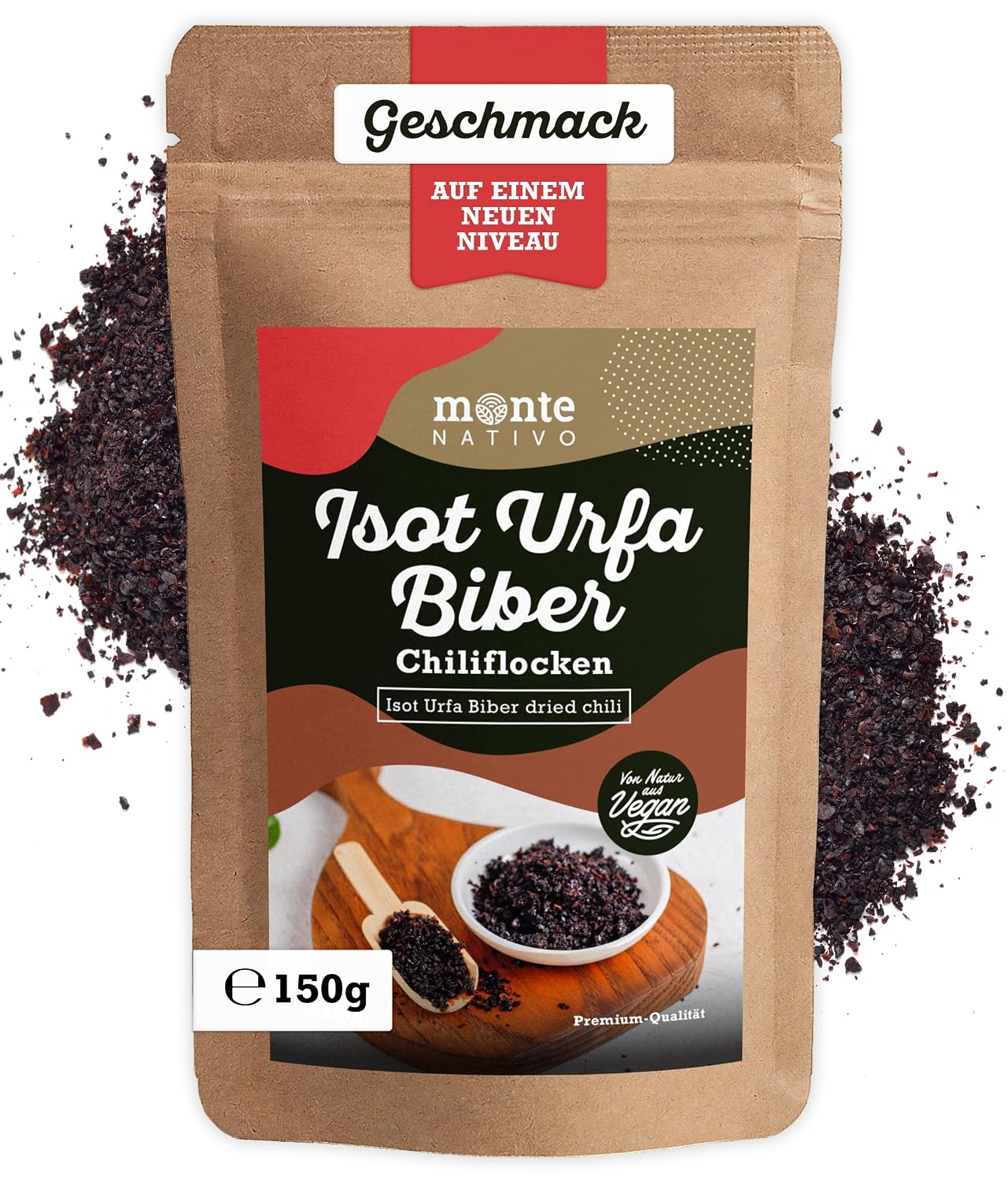 Detalle de Isot Biber Monte Nativo (Urfa Biber) – 150 g