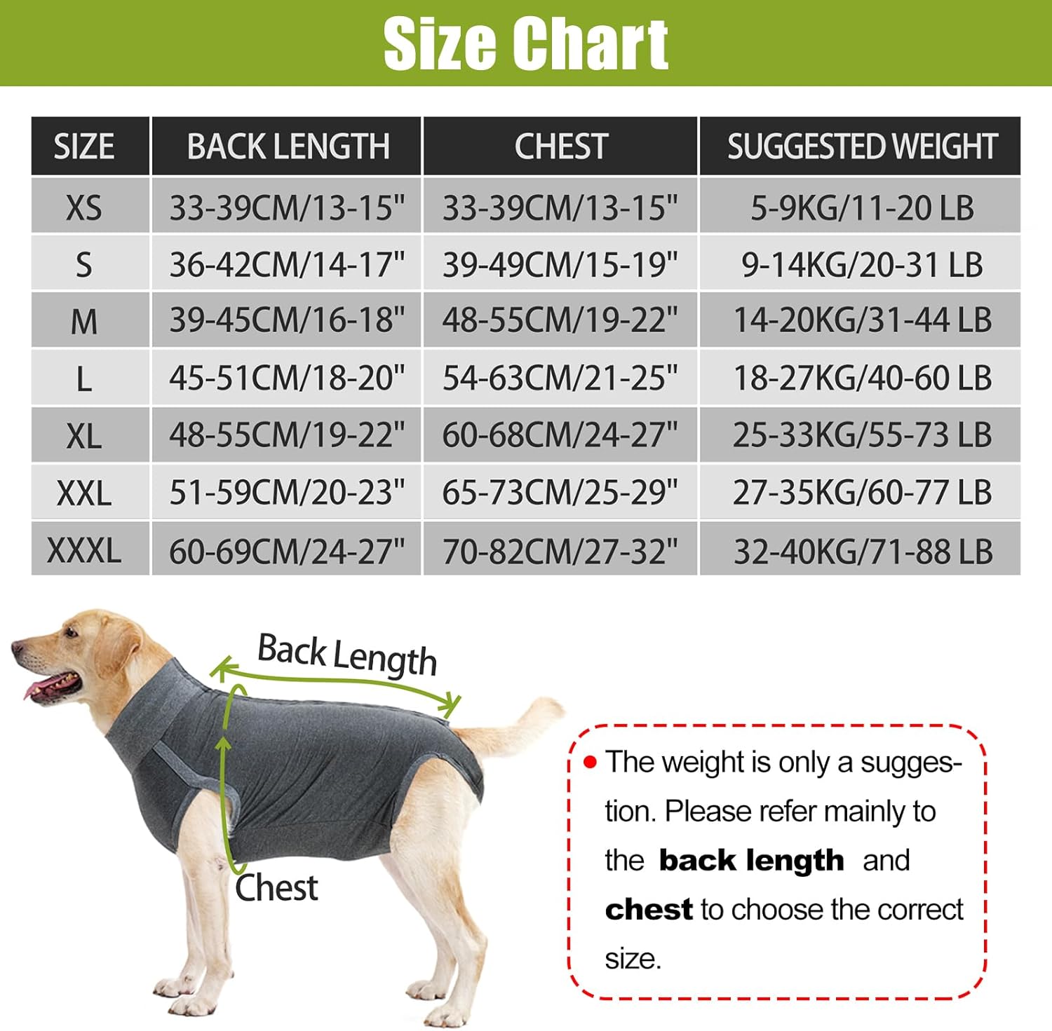 Thumbnail 2 de HEYWEAN Tuta per recupero post-operatorio del cane per castrazione e sterilizzazione