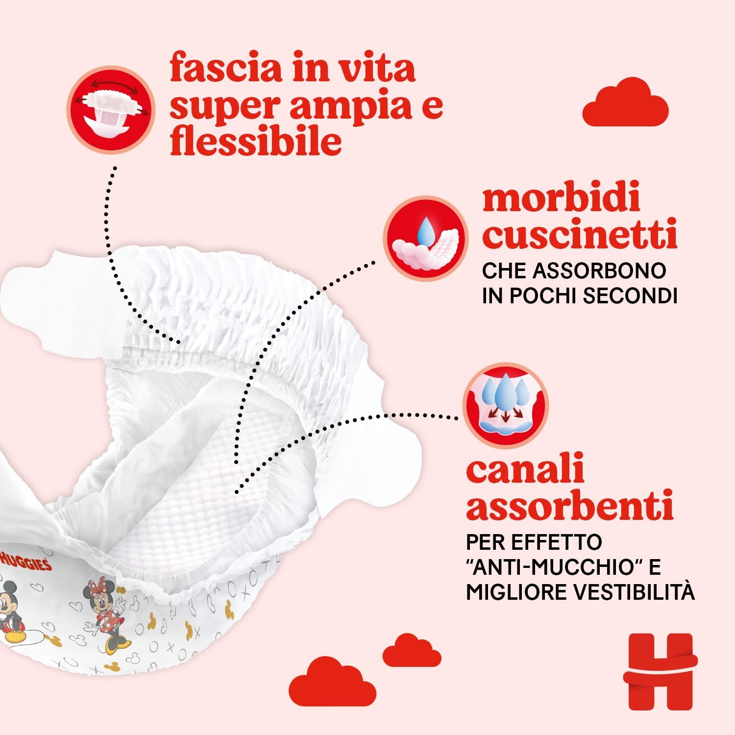 Thumbnail 4 de HUGGIES Little Movers Taglia 5 126 pannolini đź§·