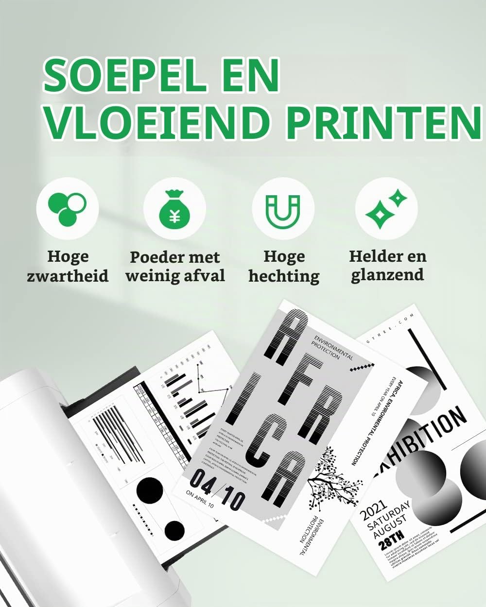 Thumbnail 4 de colorfly 106A W1106A zwarte compatibele toner voor HP Laser-printers