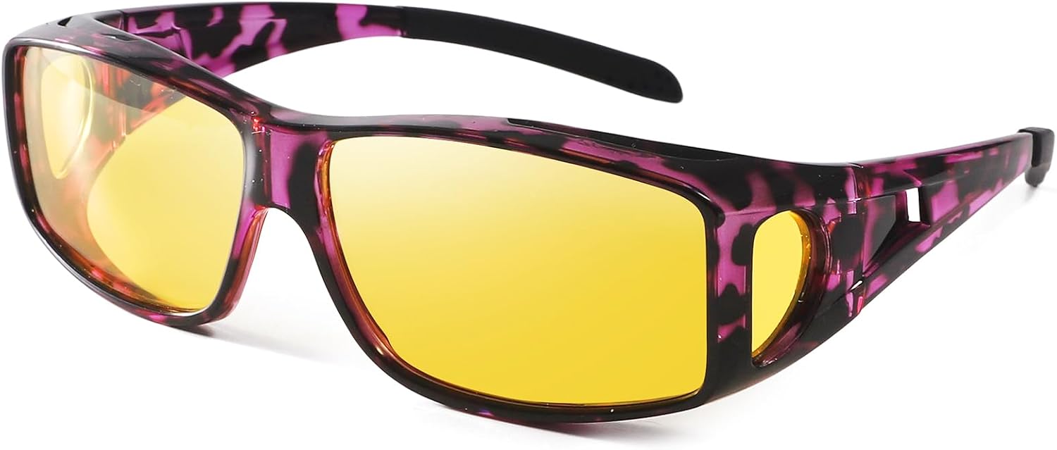 Detalle de Dollger Night Vision Glasses Fit Over Prescription 👓