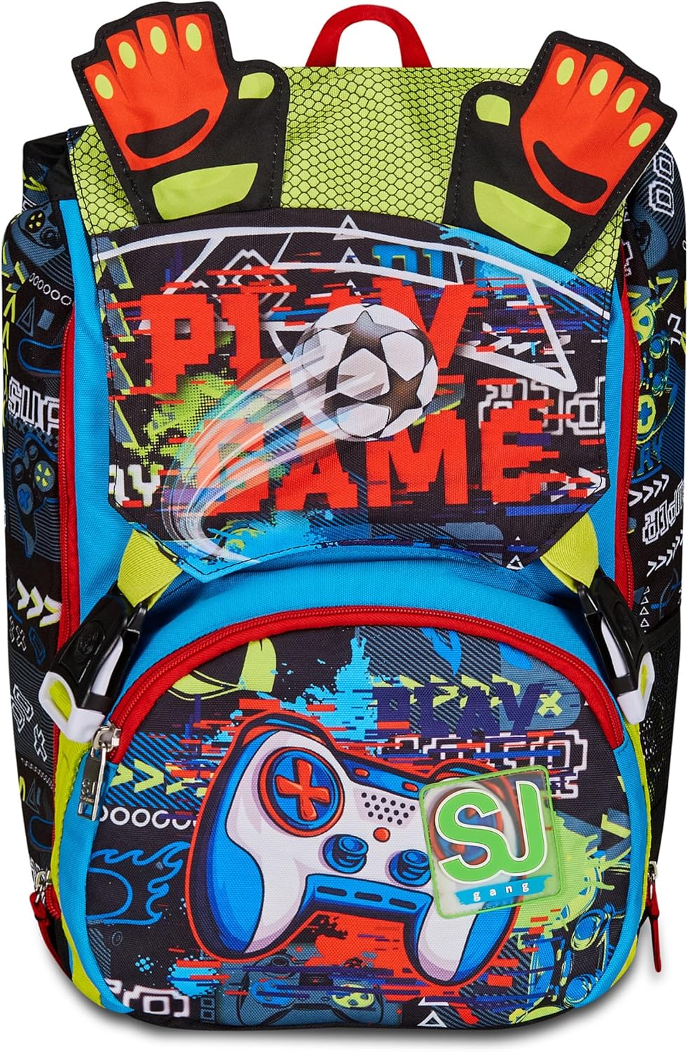 Detalle de SJ GANG STYLE JAM GANG Zaino Scuola Estensibile: stile, comfort e versatilità per bambini e ragazzi