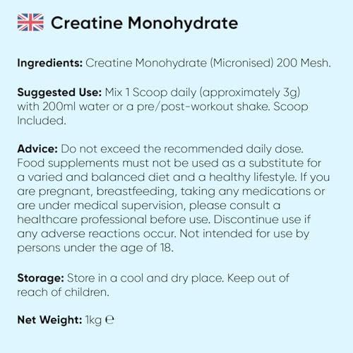 Thumbnail 7 de WeightWorld Creatine Monohydrate Powder 1kg – 330 Servings