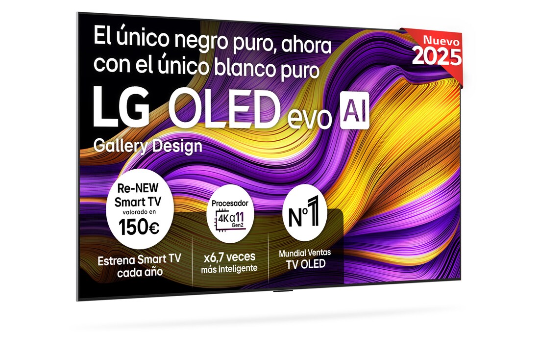 LG OLED77G55LW Smart TV OLED evo AI G5 77" 4K 2025