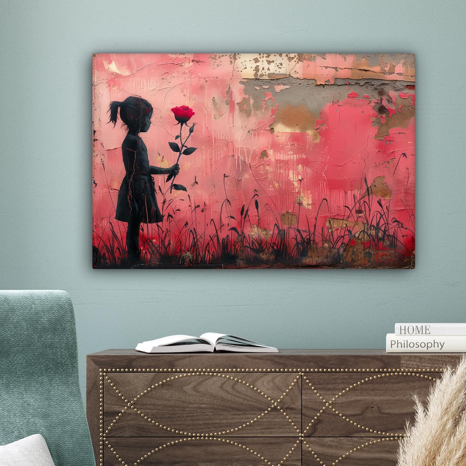 Thumbnail 4 de MuchoWow Impression sur Toile 90x60 cm