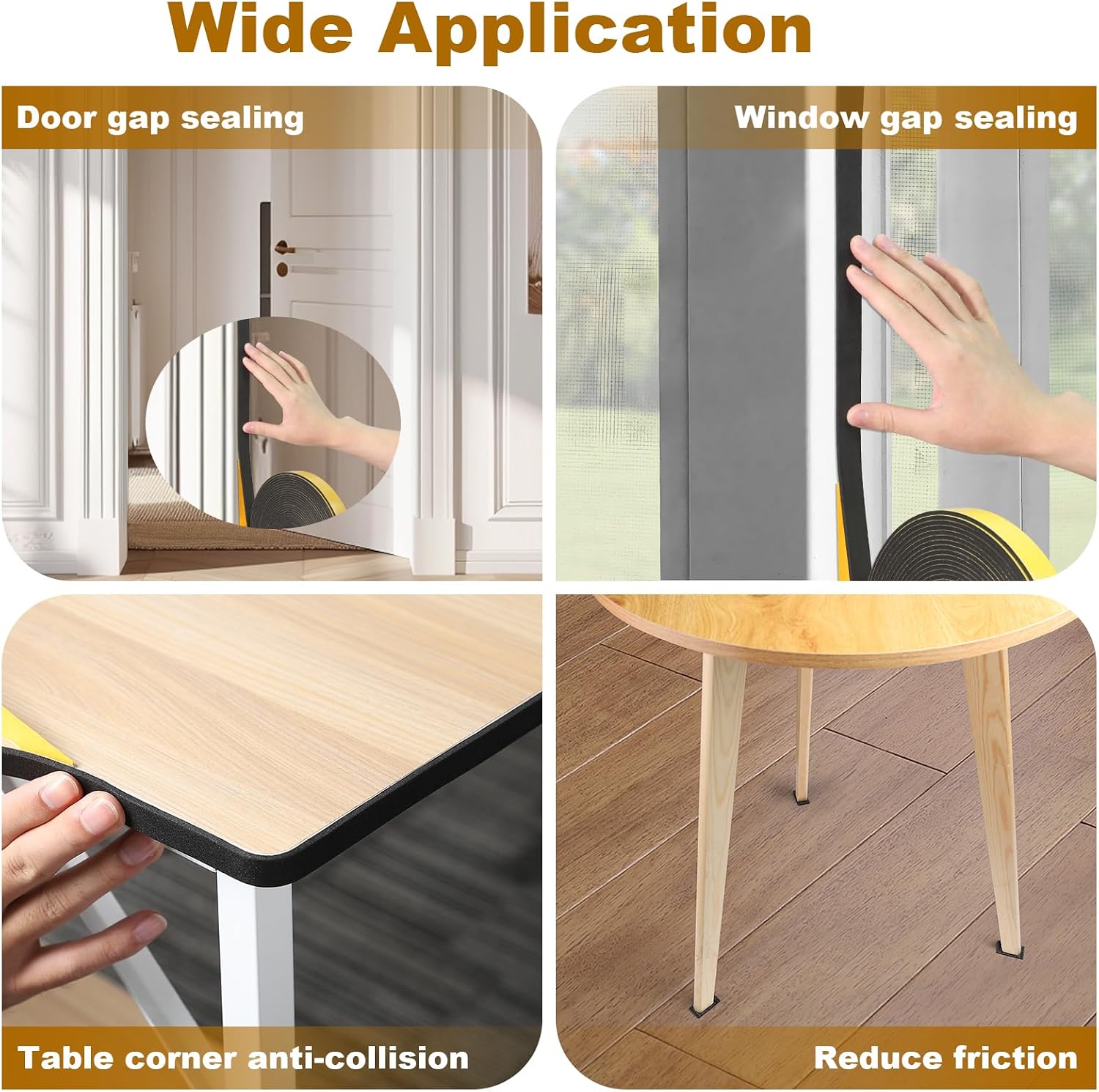 Detalle 2 de Inwee HK23A8126-D1 afdichtingstape, 25 mm breed, 3 mm dik, 10 m