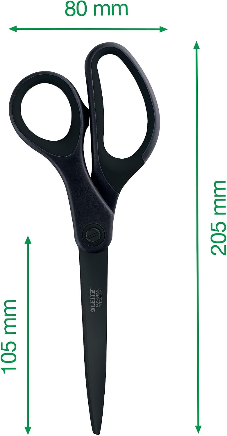 Thumbnail 4 de Leitz Ciseaux Titane Ambidextre - 205 mm, anti-adhésif, grip ergonomique
