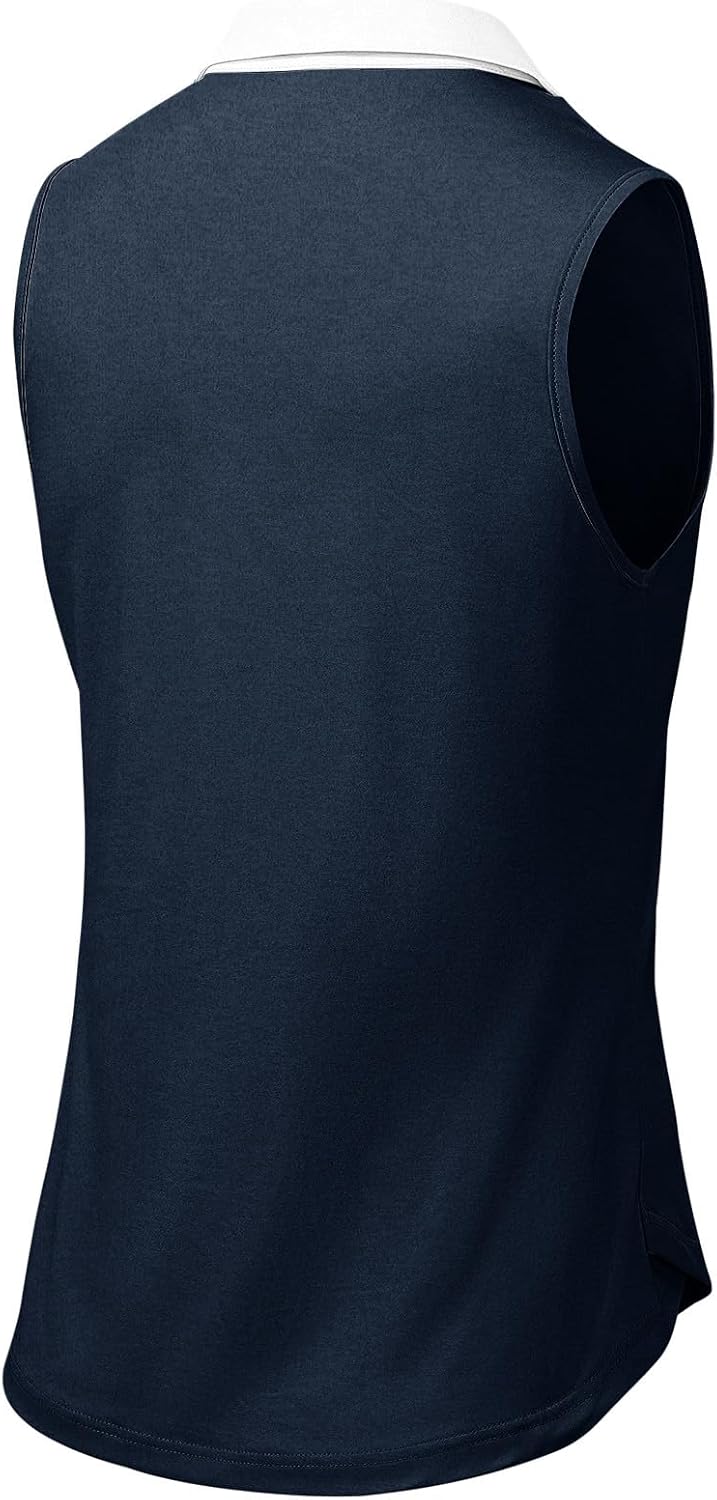 Detalle de BGOWATU Women's Sleeveless Golf Polo Shirt UPF 50+