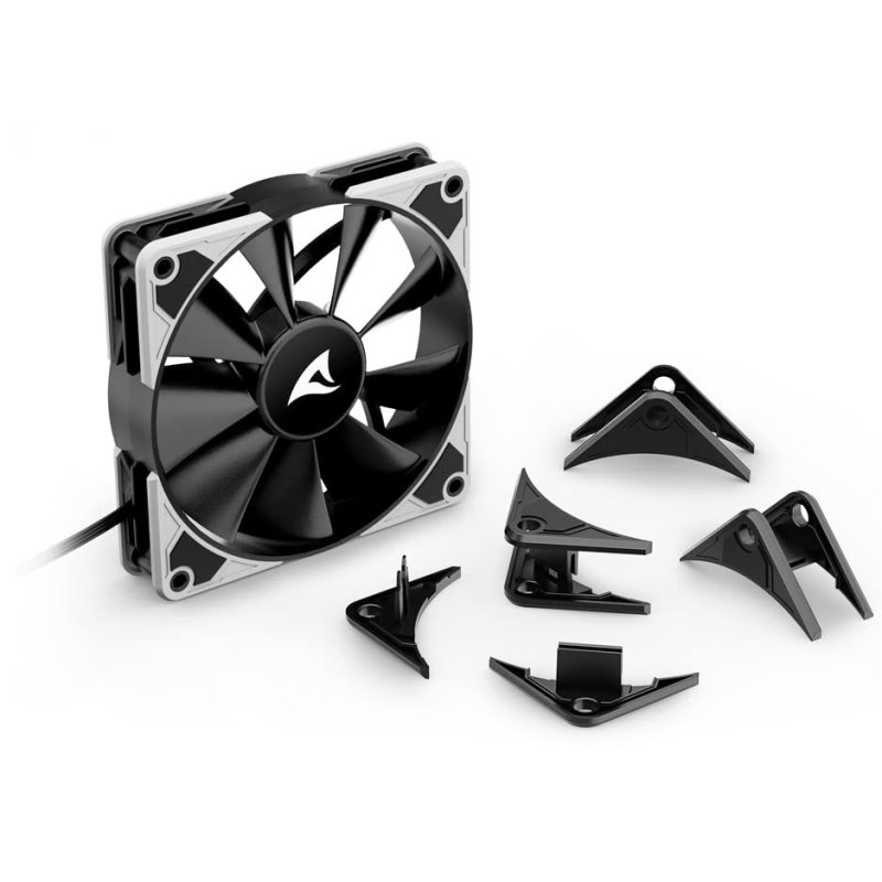 Detalle de Sharkoon SilentStorm BW120 PWM Fan 120 mm