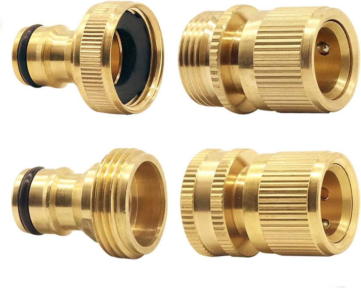 Detalle de Tesmotor Garden Hose Brass Quick Connector 3/4 inch
