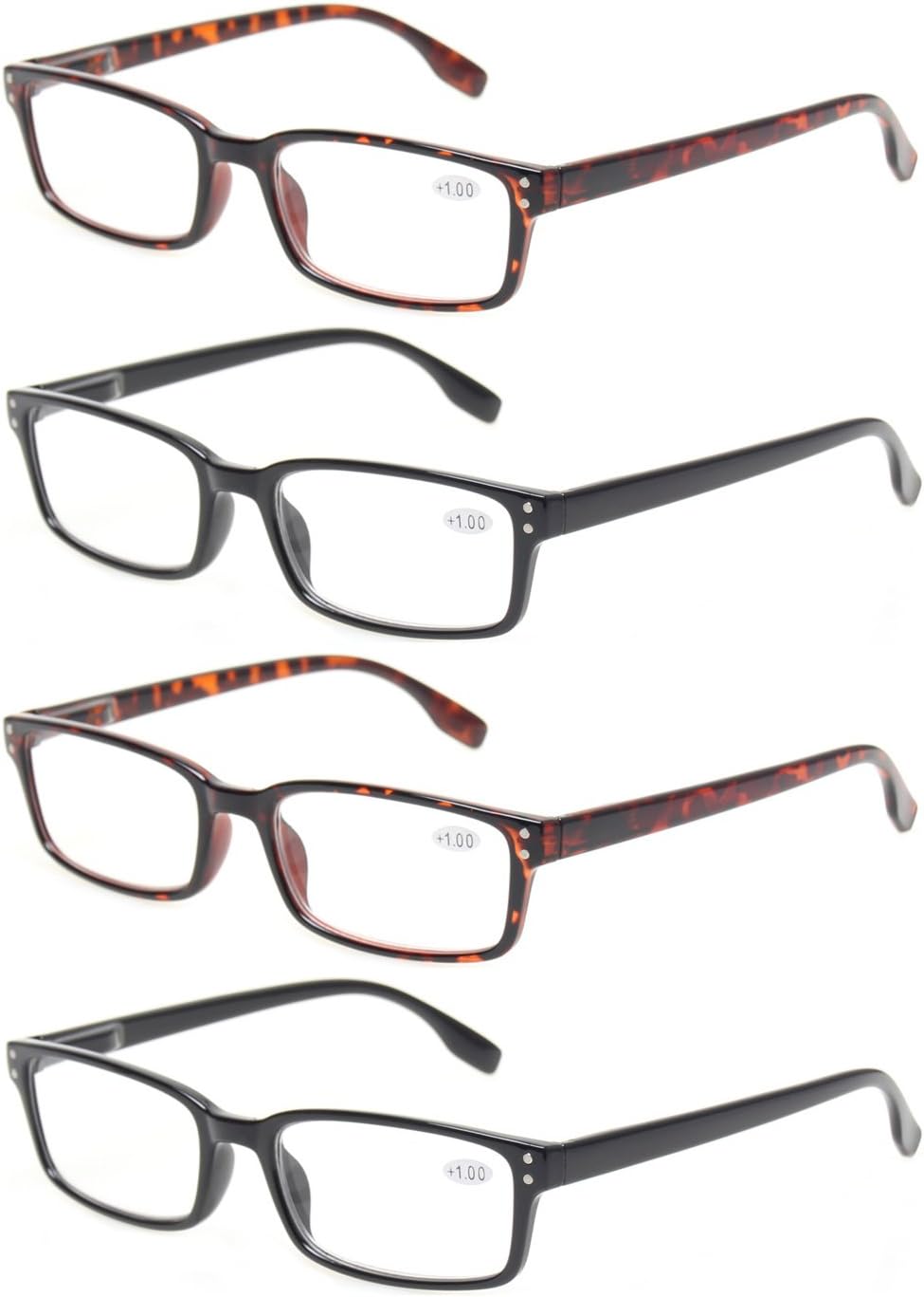 Kerecsen Reading Glasses 4-Pack +3.00