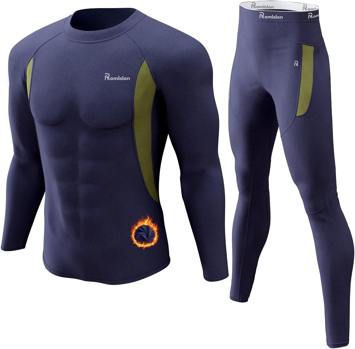 Detalle 2 de romision Thermounterwäsche Herren Thermo-Set (2‑teilig)