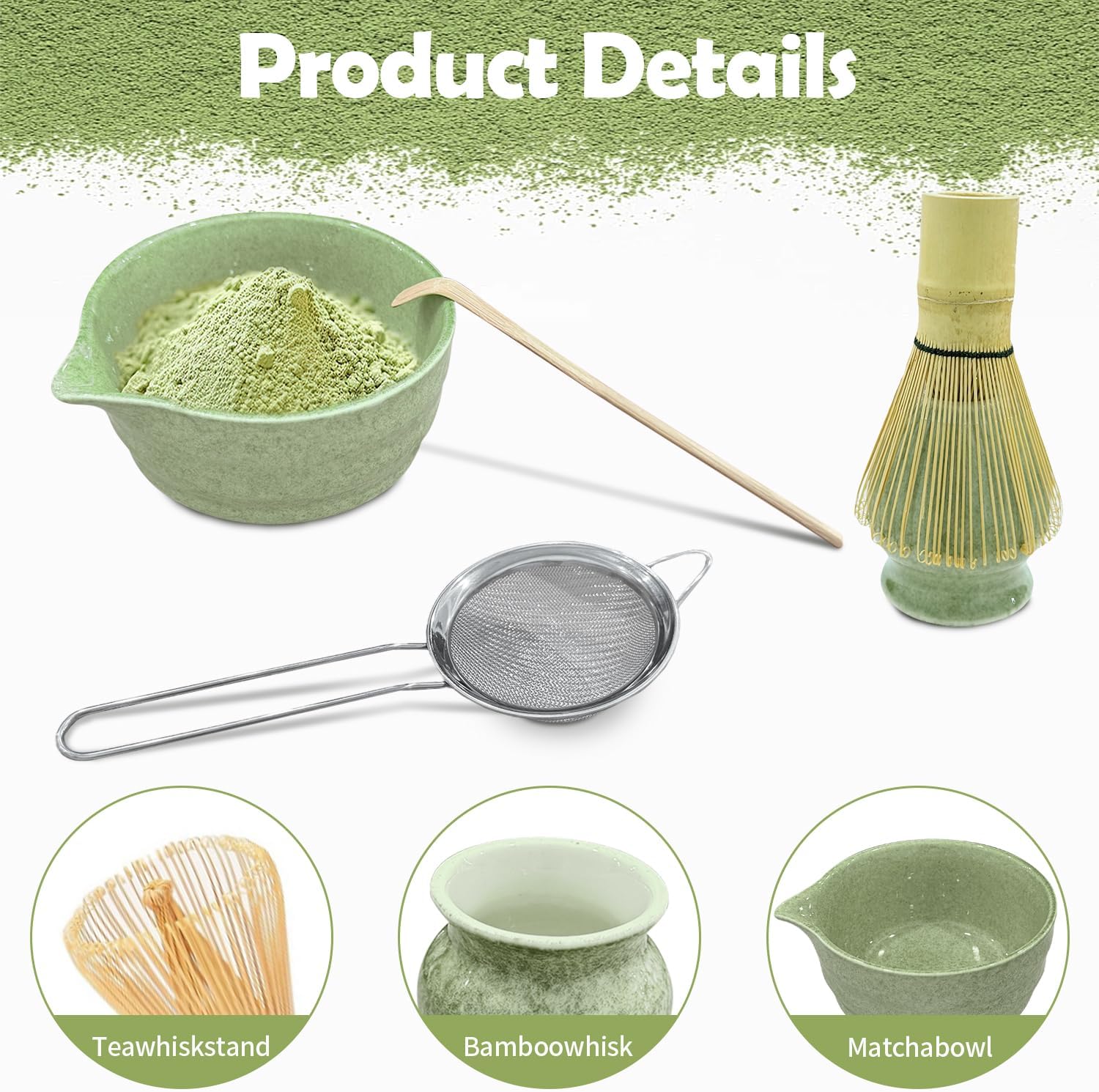 Thumbnail 4 de 5 Pcs Matcha Set