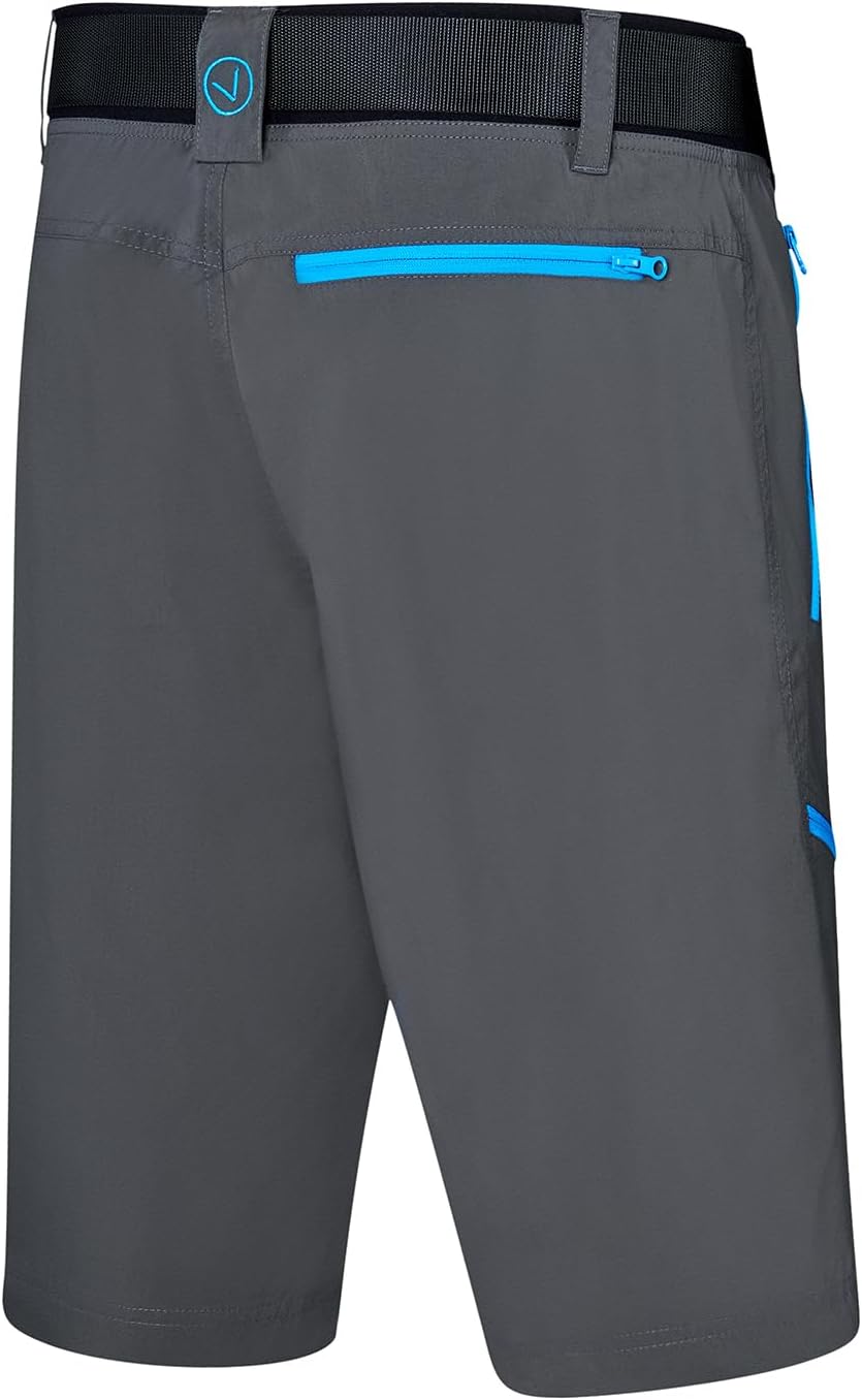 Detalle de Black Crevice Pantalon de randonnée court pour homme – 96% nylon, 4% élasthanne