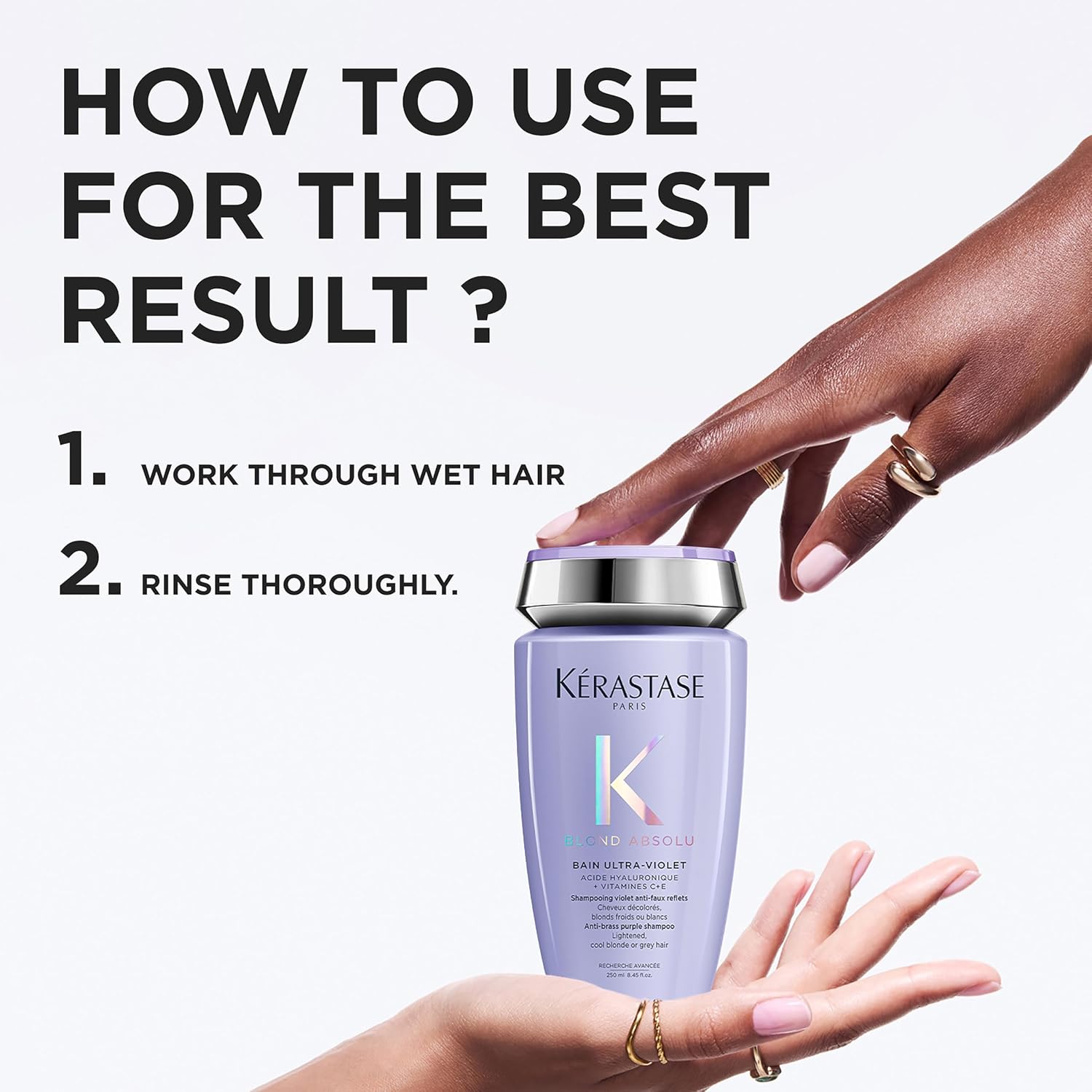 Thumbnail 3 de Kérastase Blond Absolu Anti-Brass Purple Shampoo (Bain Ultra Violet) – 250 ml