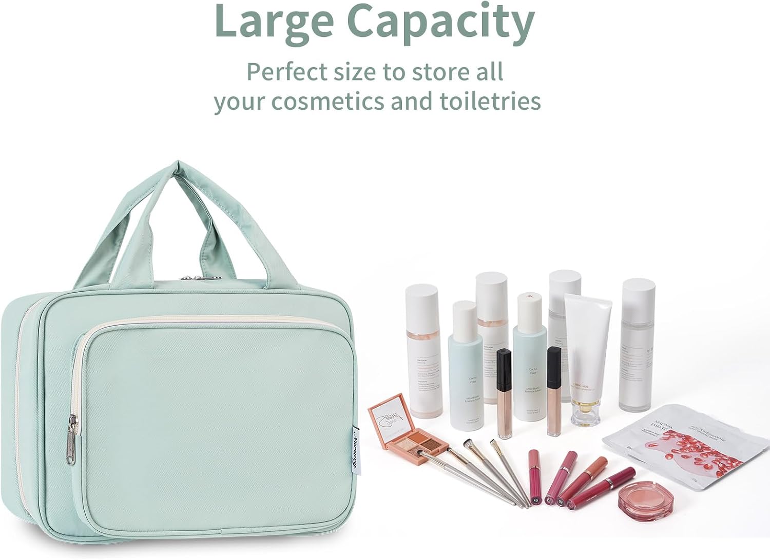 Thumbnail 5 de Narwey Hanging Travel Toiletry Bag 26x20.3x14cm