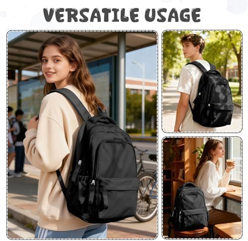 Detalle 1 de HYC00 9028 laptoprugzak voor 14 inch, waterafstotend met antidiefstalvak