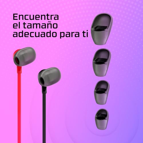 Thumbnail 4 de HyperX Cloud Earbuds II (Rojo): auriculares para juegos con micrófono