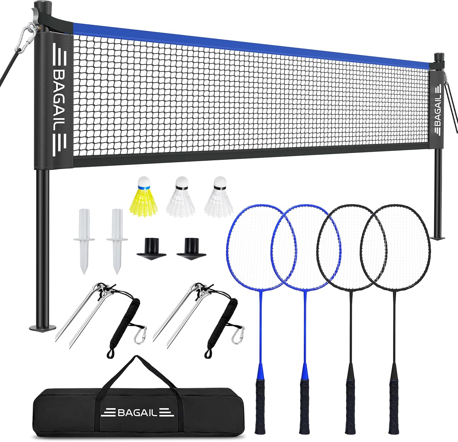 BAGAIL filet de badminton extérieur 20 ft
