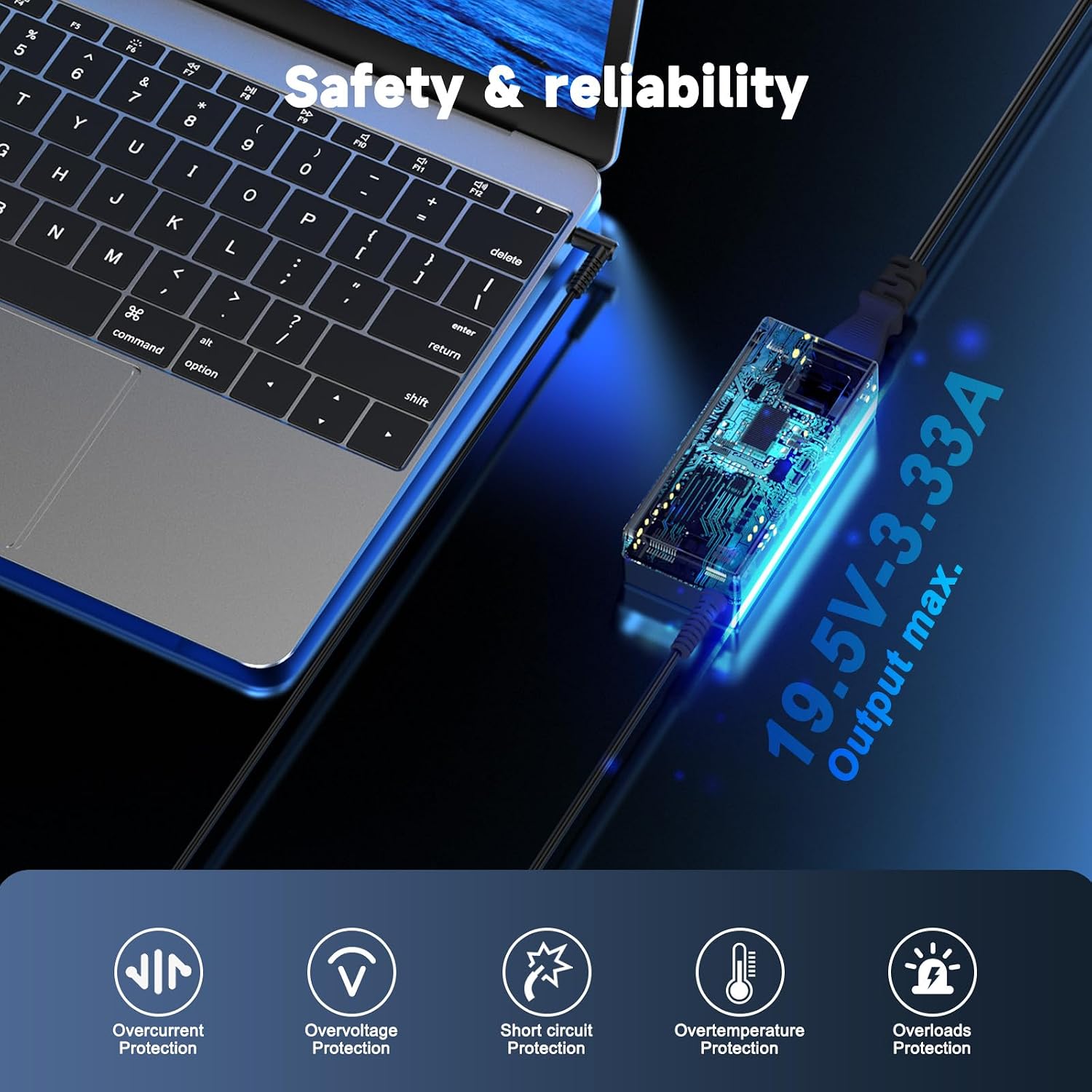 Thumbnail 4 de 65W Laptop Charger Compatible With HP Pavilion