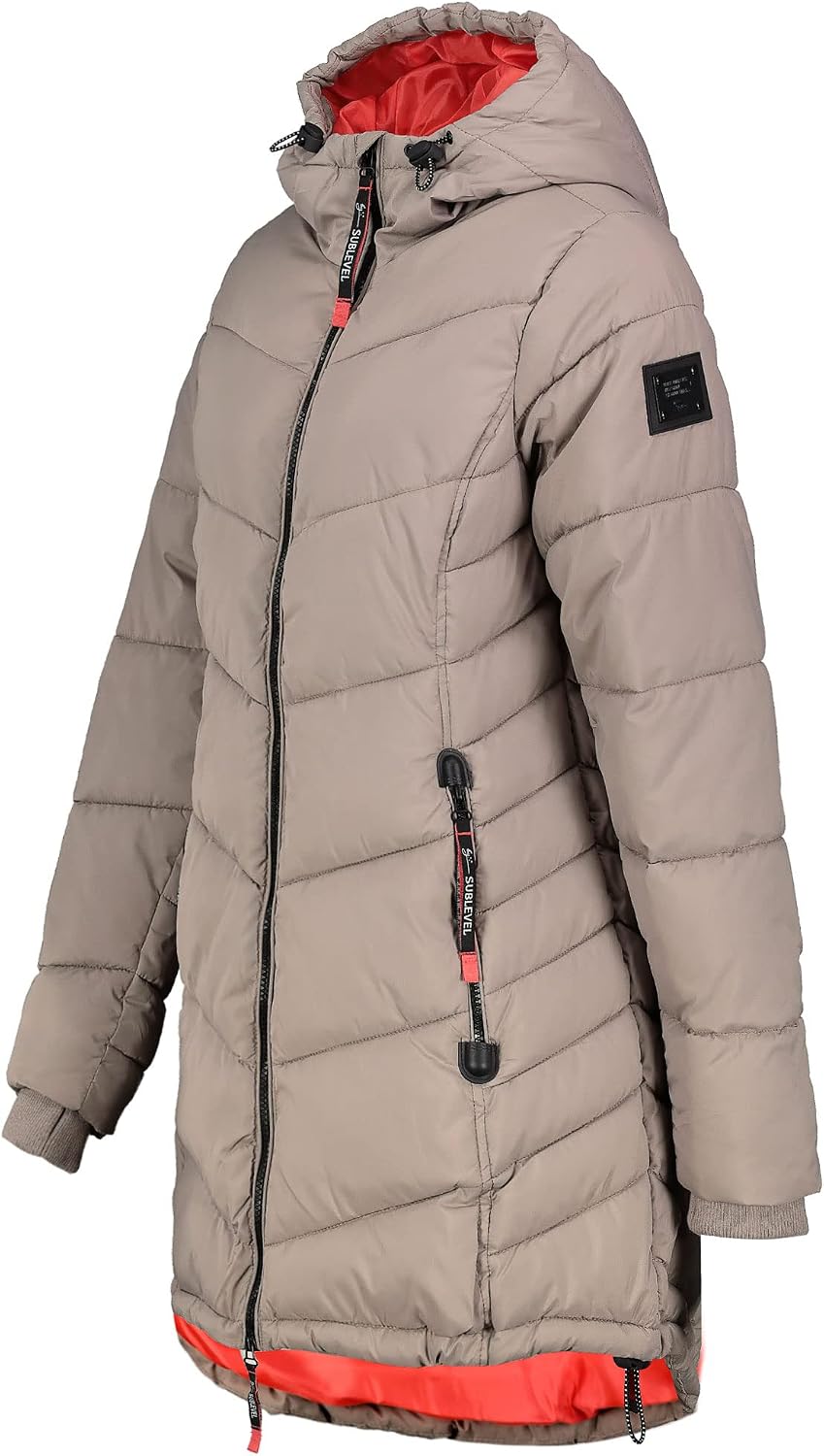 Detalle 2 de Sublevel Übergangsjacke Damen in Hellbraun XL