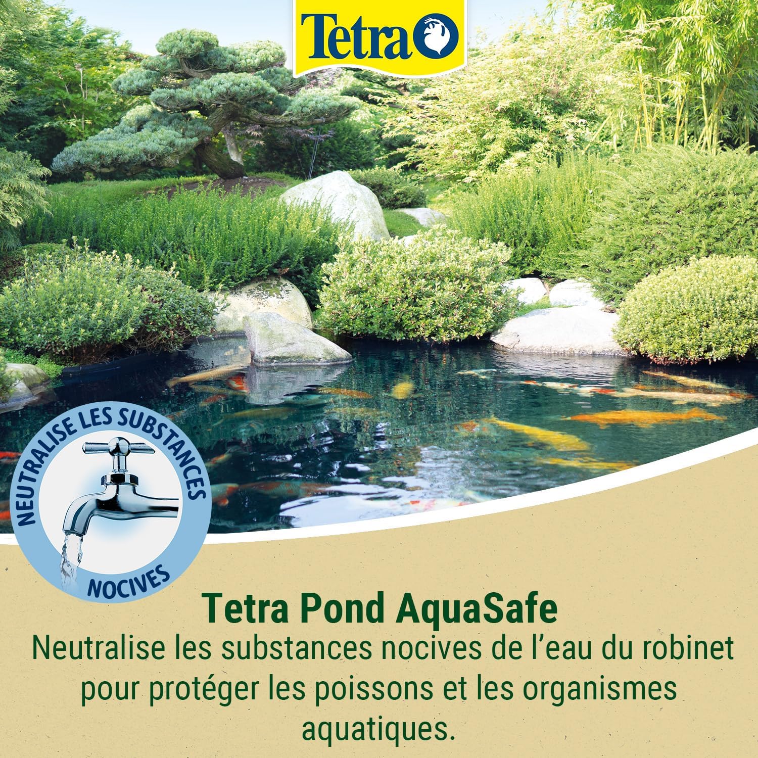 Thumbnail 2 de Tetra Pond AquaSafe, conditionneur d’eau pour bassin (250 ml) — adapte l’eau du robinet à la vie des poissons