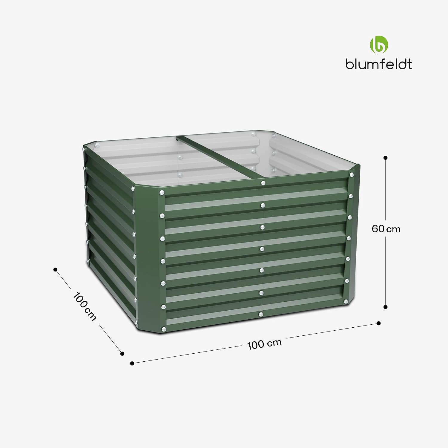 Thumbnail 6 de Blumfeldt High Grow Straight verhoogde moestuin, 600 l in Galvalume-staal
