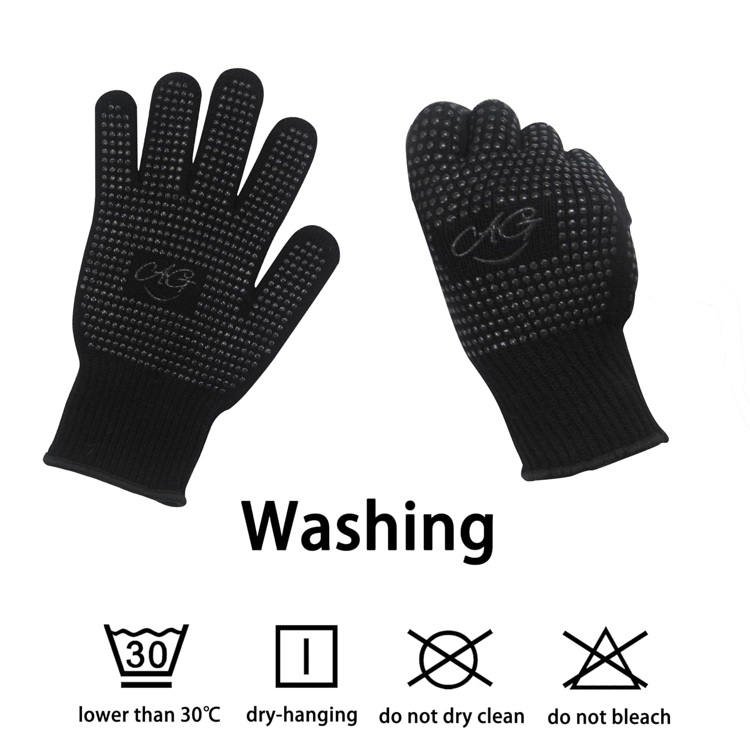 Thumbnail 4 de ANGENIL Heat Resistant Gloves for Hair Straighteners (2 Pack) – Silicone Anti-Slip Heat Protection Gloves