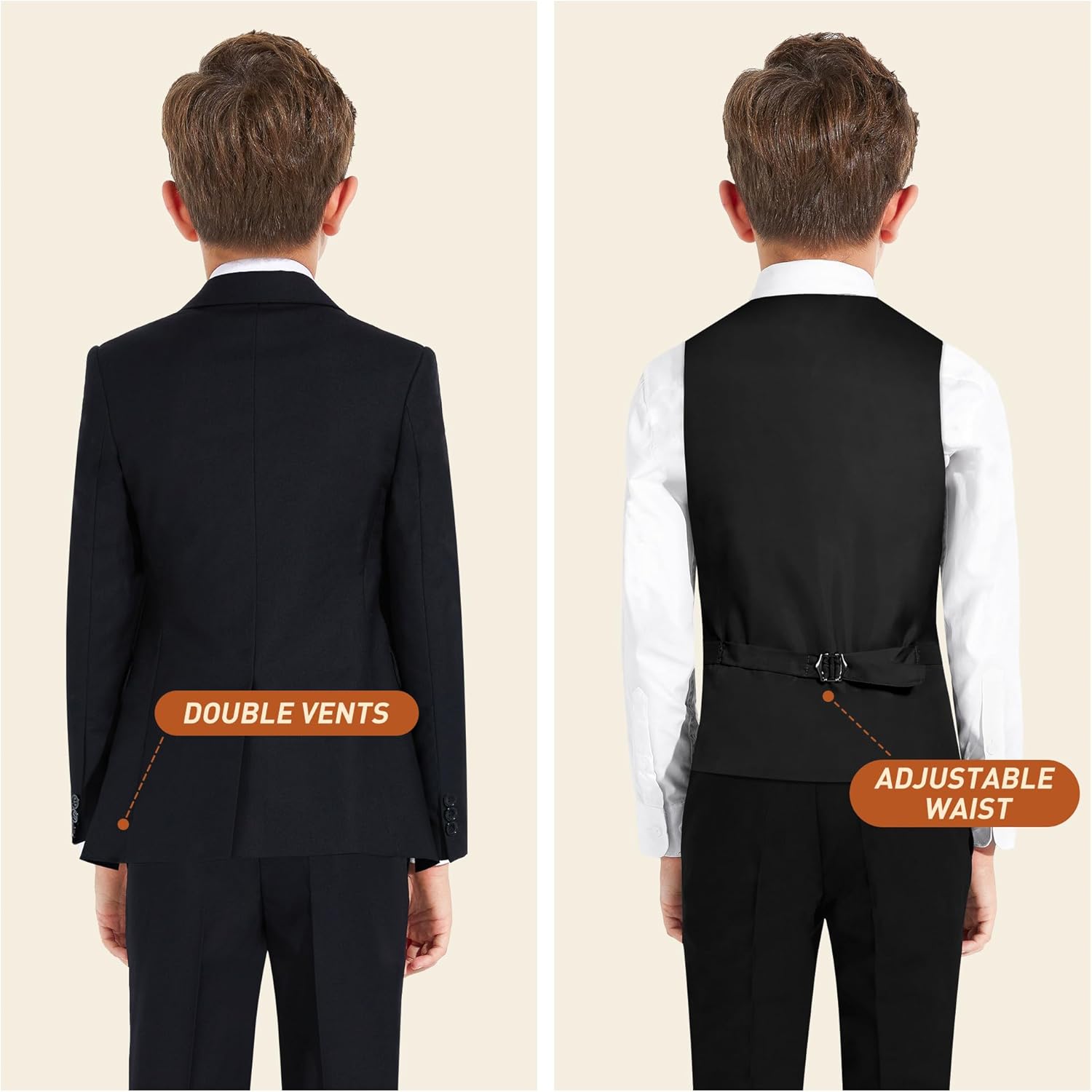 Thumbnail 3 de BOLADA Boys Formal Suit Set 2-20 👔
