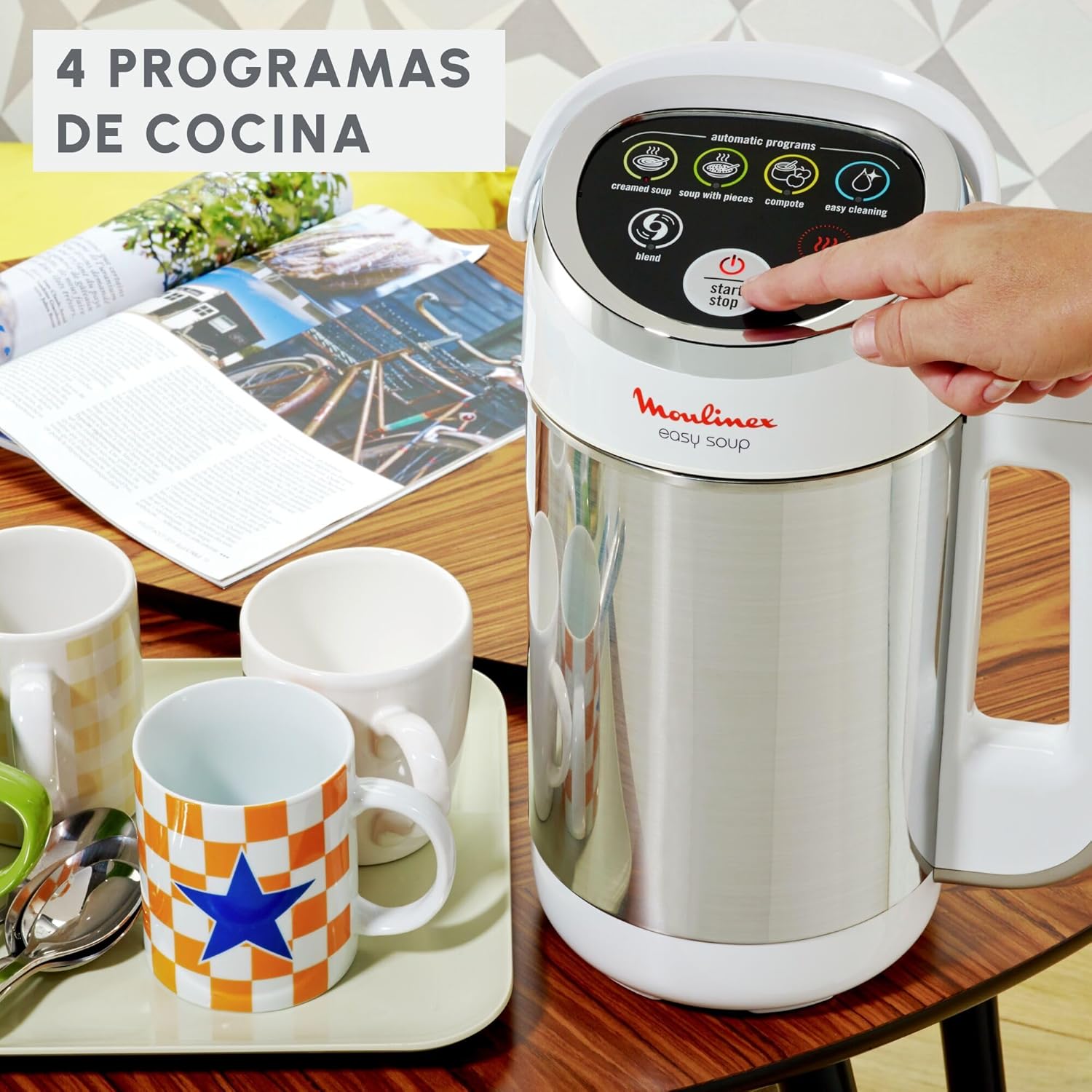 Thumbnail 4 de Moulinex Easy Soup LM8411 Sopera Eléctrica ☕  Acero Inoxidable