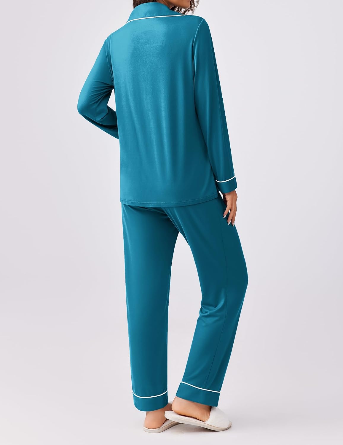 Thumbnail 3 de Ekouaer Women's Pajama Set, Rayon Blend