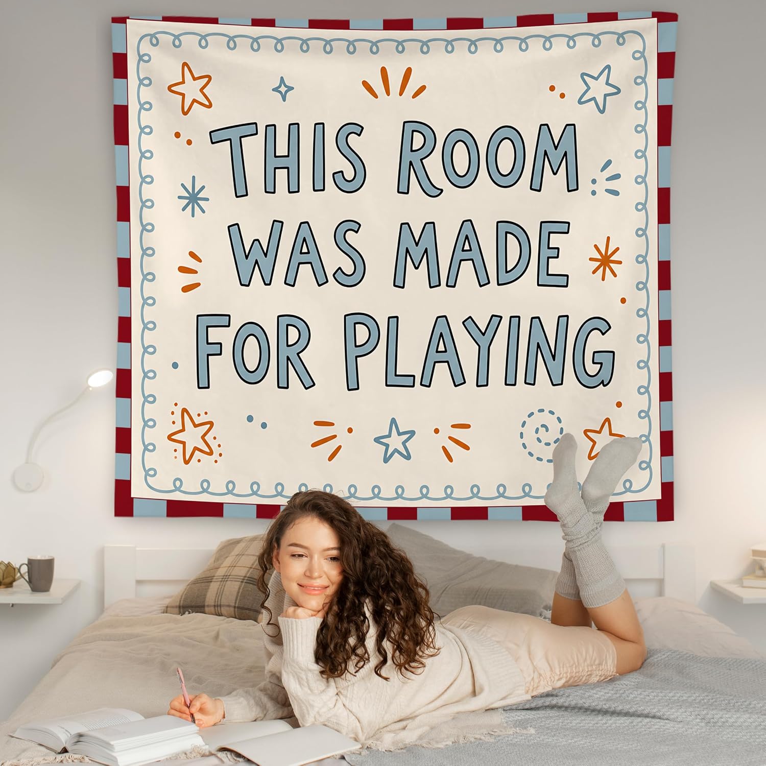 Detalle de WNAGT Kids Tapestry 50x60 Inch
