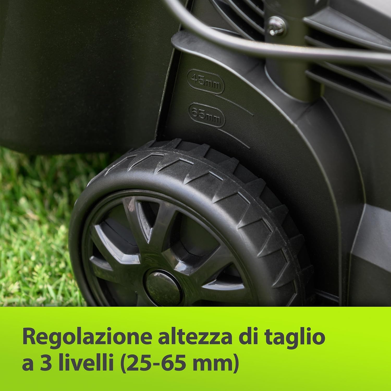 Detalle de Murray Tosaerba Elettrico 2-in-1 LE320E: Compatto, Leggero e Versatile per Giardini Fino a 300 m²