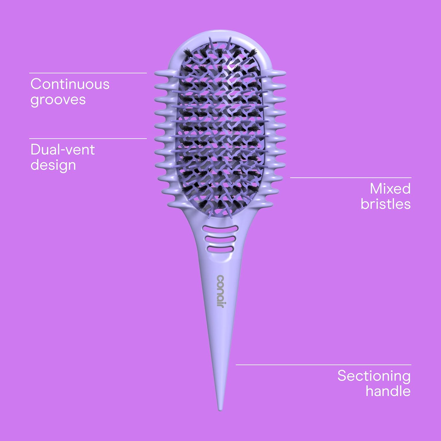Detalle 2 de Conair Curl Define Pro brush for curls