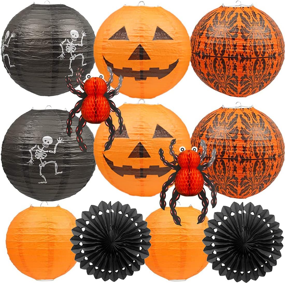 Detalle 2 de UNIQOOO Halloween hanging decorations 12-piece set