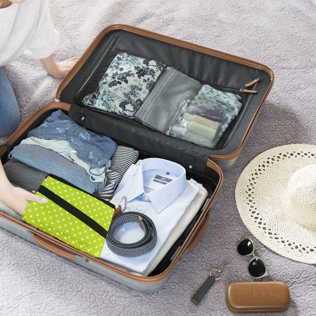 Thumbnail 3 de Faltbare Katzentoilette (40 × 30 × 13 cm) – tragbares Reise-Katzenklo wasserdicht für drinnen, draußen & Camping