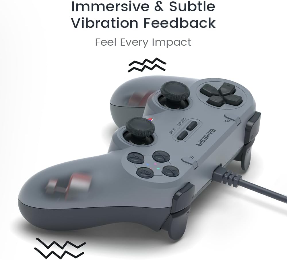 Thumbnail 4 de GameSir Tegenaria Lite wired controller for PC (1000Hz) with Hall Effect joysticks in white