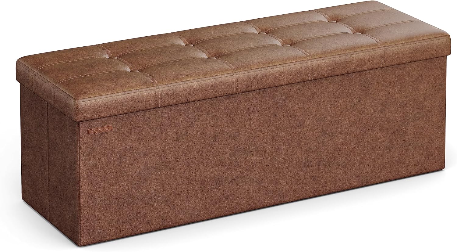 Detalle de SONGMICS Storage Ottoman Bench, 43.3-Inch