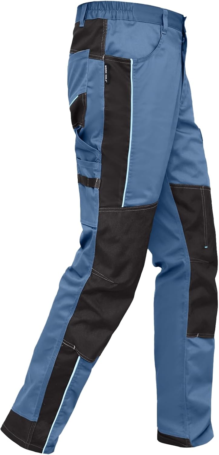 Thumbnail 3 de WORK IDEA Herren Stretch-Arbeitshose mit zahlreichen Taschen und Werkzeugtaschen