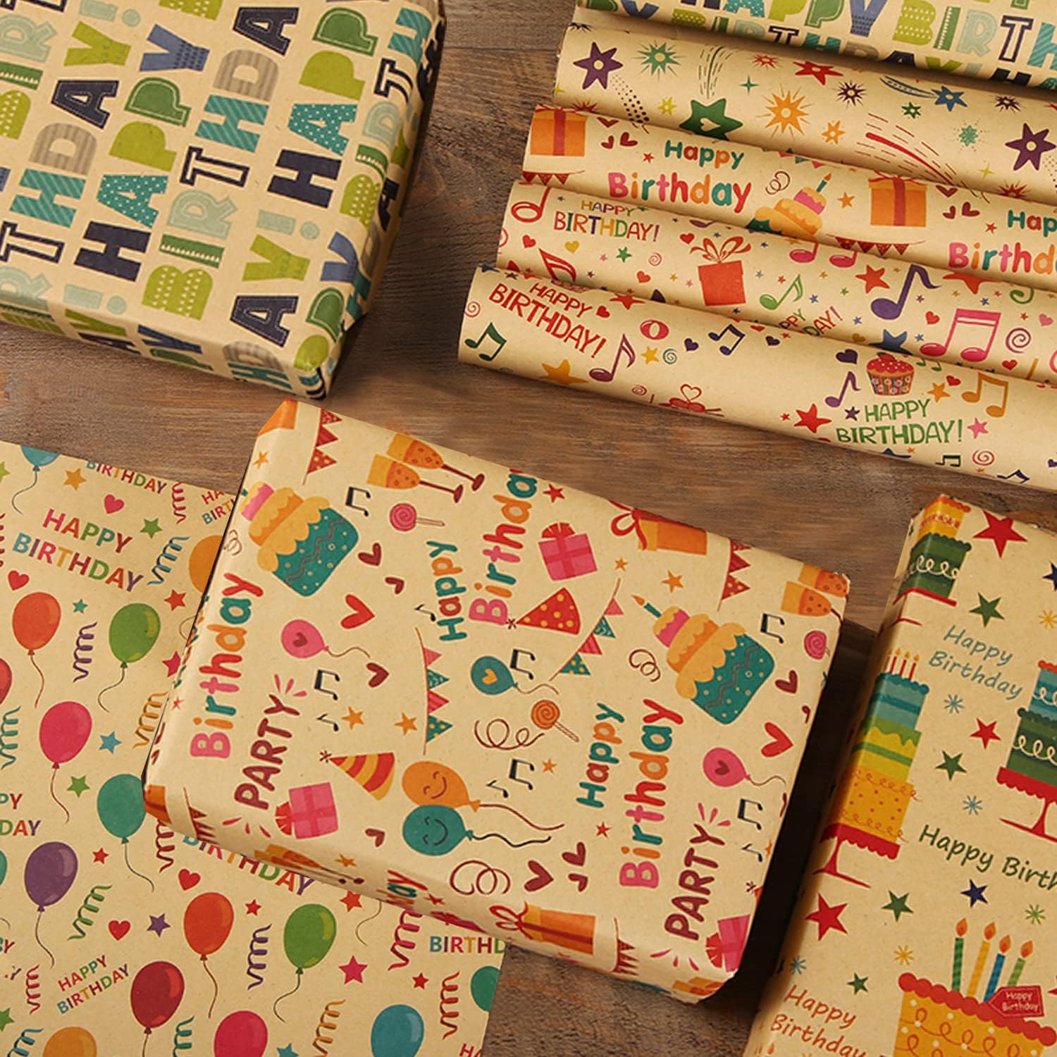 Thumbnail 3 de Gift Wrapping Paper 70x50cm 6 Pack 🎁