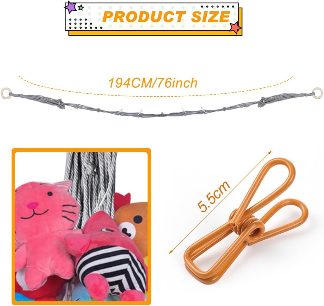 Thumbnail 3 de Toy Storage Chain Hanging Organizer 79in