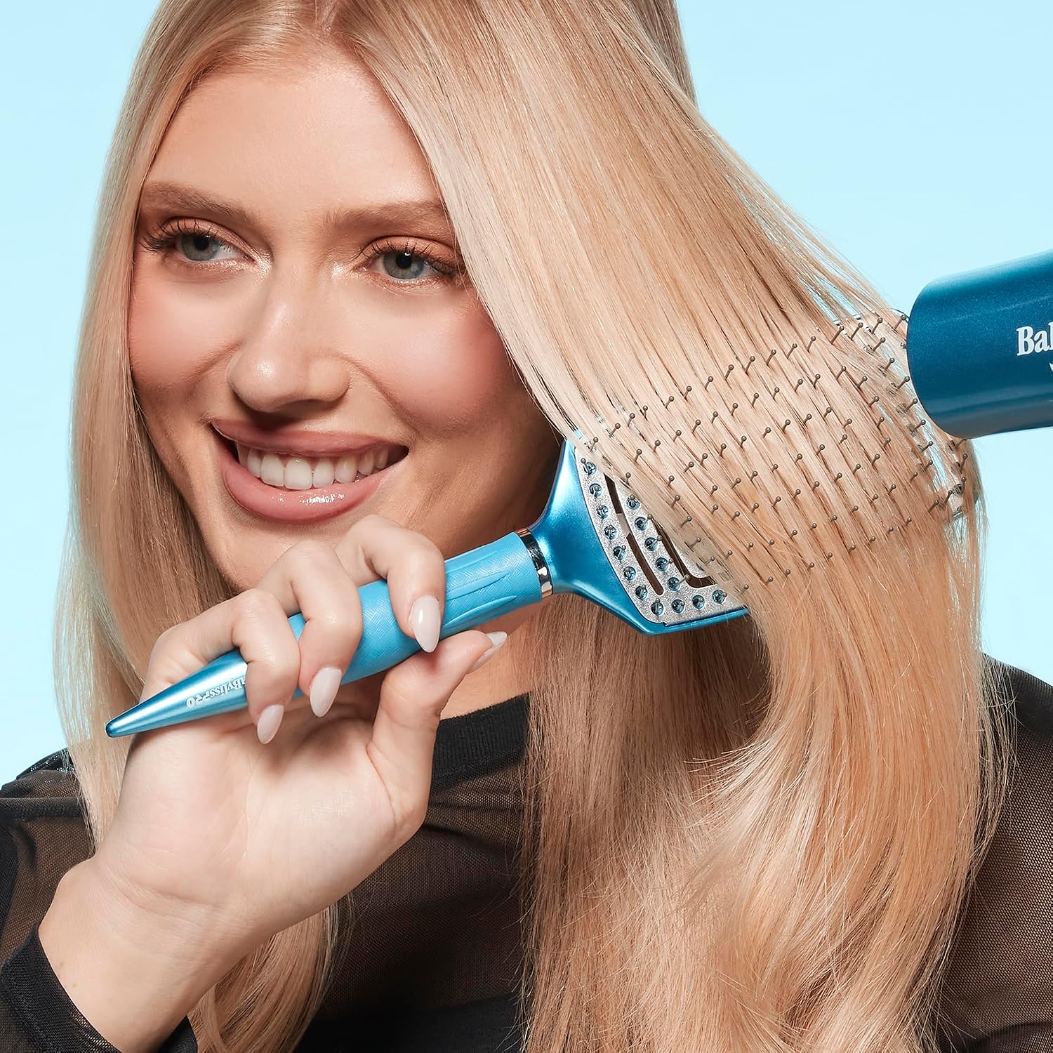 Detalle de BaBylissPRO Blow-Dry Paddle Brush, Nano Titanium